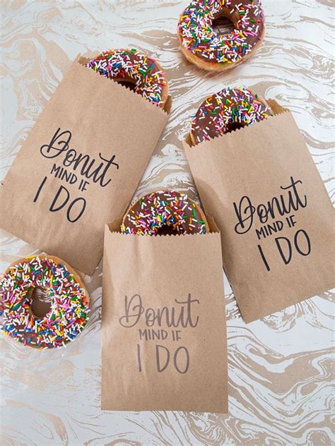 These Printable Donut Mind If I Do Favor Bags Are Adorable Donut