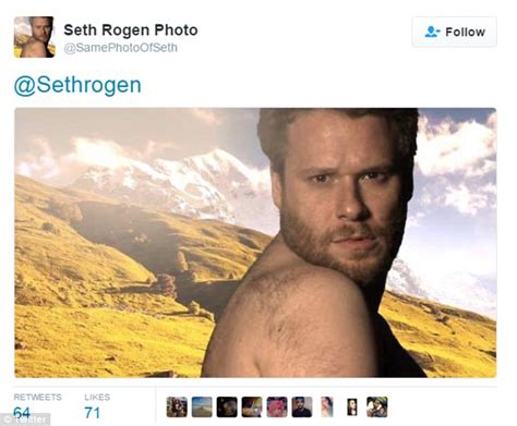 Seth Rogen Baffled By Twitter Troll Who Sends Him Same Nude Pictures Of