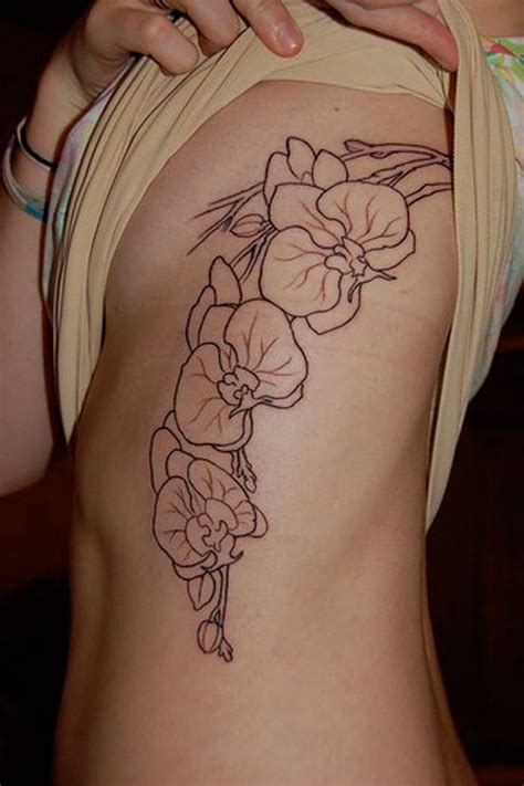 Orchid Tattoo Outline Creativefan