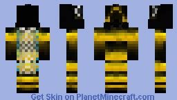 Its size is only 64x64, and with our minecraft skins pe download and install instruction, the. Bee Minecraft Skin
