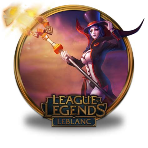 Leblanc Icon League Of Legends Gold Border Iconset Fazie69