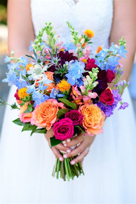 Colorful Wedding Bouquets Jenniemarieweddings