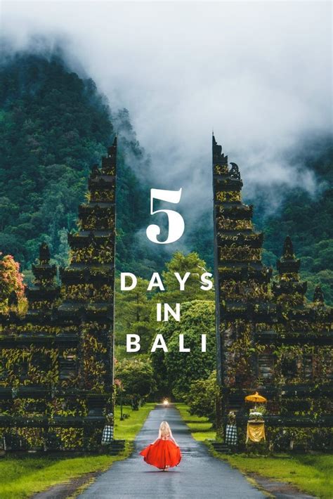 A Trip Guide To Help You Plan A 5 Day Itinerary To Bali Indonesia That