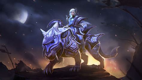 Luna the Moon Rider from DOTA – Game Art