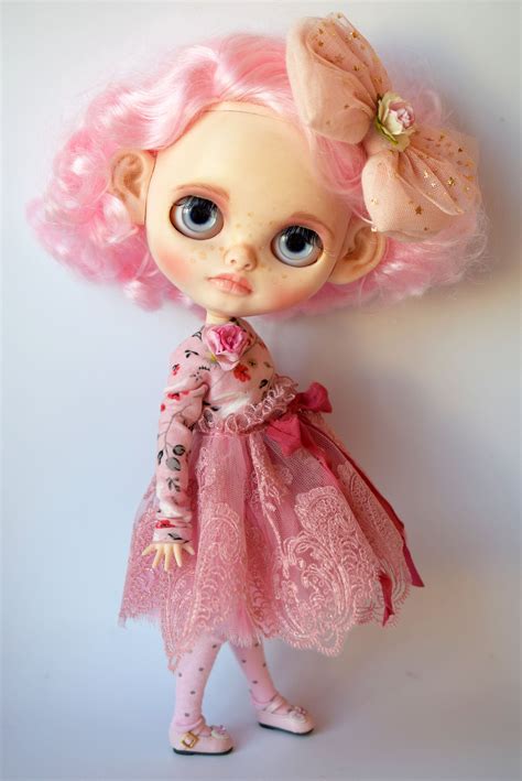 Custom Blythe Doll Ooak Blythe Dress Decorative Toy Pretty Art Etsy