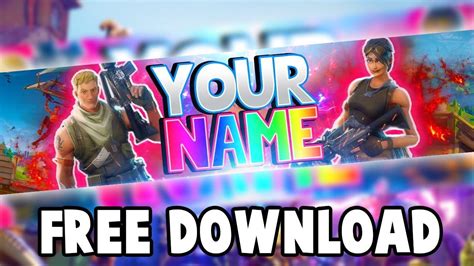 Prayoga Fortnite Youtube Logo Template