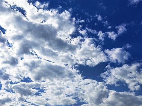 Blue Sky White Clouds And Cloudy Weather Background Blue Sky Cloud