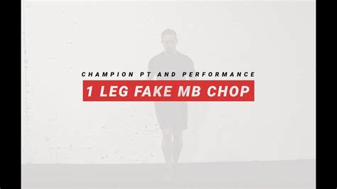 1 Leg Fake Mb Chop Youtube