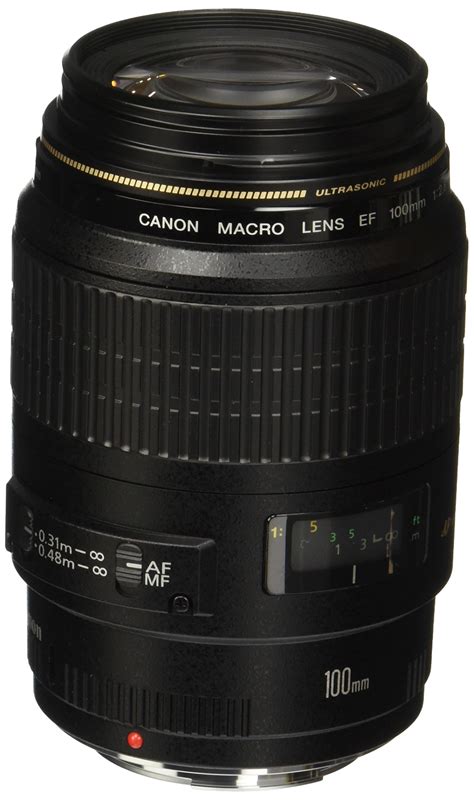 Canon Ef 100mm F28 Macro Usm Fixed Lens For Canon Slr Cameras