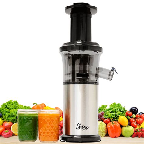 Tribest Shine Vertical Compact Cold Press Masticating Juicer