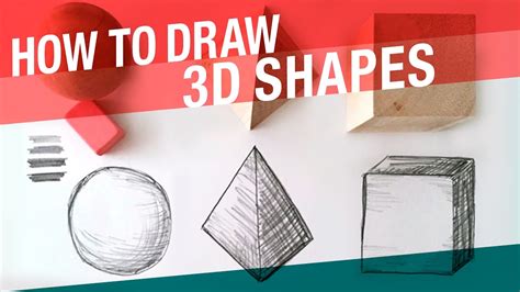 How To Draw 3d Shapes For Kids Youtube Images