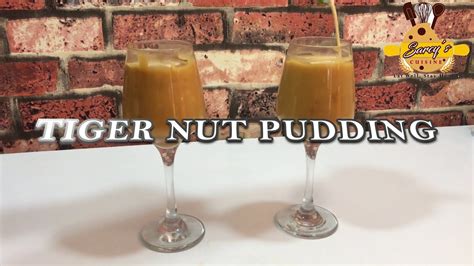 How To Make Tiger Nut Pudding Atadwe Milk Youtube