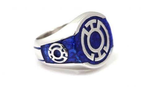 Buy Blue Lantern Flat Power Ring Silver 925 Idolstore