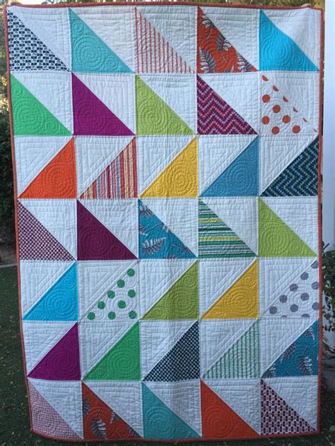 Triangle Quilt Bing In 2023 Half Square Triangle Quilts Triangle