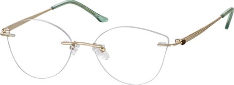 Gold Rimless Glasses 3213714 Zenni Optical
