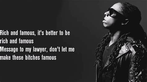 Lil Wayne Famous Lyrics Ft Regina Carter Youtube