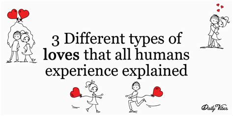3 Different Types Of Loves That All Humans Experience Explained