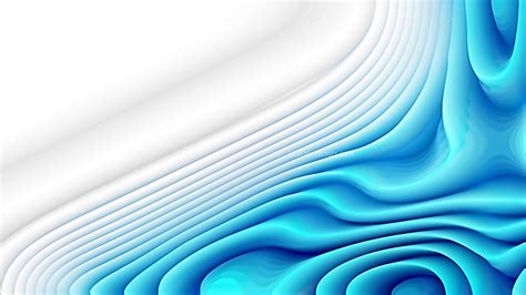 3d Blue White Lines Curved Ripple Background Hd Abstract Wallpapers