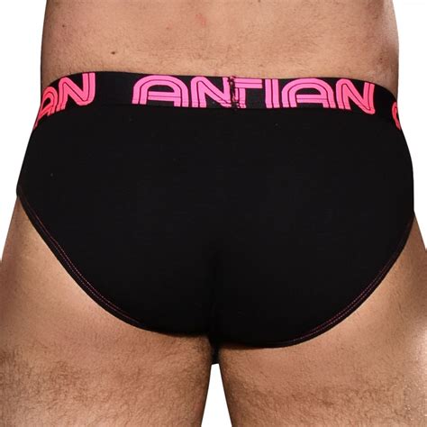Andrew Christian Almost Naked Happy Briefs Black Inderwear