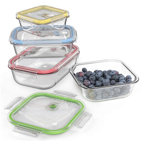 Vremi 18 Piece Glass Food Storage Containers With Locking Lids Bpa Free Airtight Oven Freezer