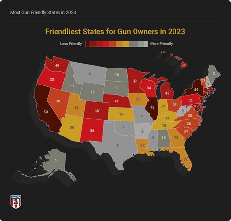 Most Gun Friendly States In 2023 NoisyRoom Net