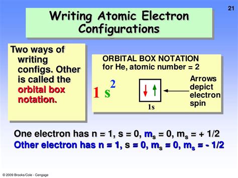 There is a specific notation that can quickly show you where the in your notation, you'd simply change the row number to 1 less than it actually is. PPT - Chapter 7 Atomic Electron Configurations and ...
