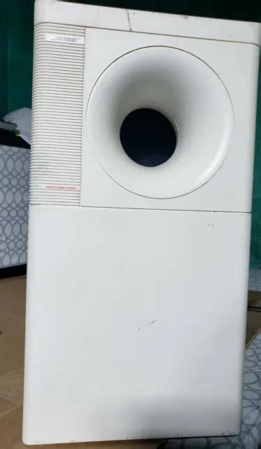 Bose Powered Acoustimass Series Iii Speaker System Subwoofer White