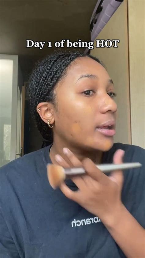 Day 1 Of Being Hot Face And Body Makeup For Black Skin Body