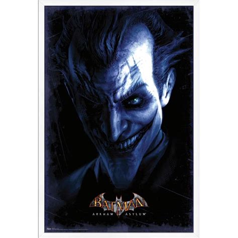 Dc Comics Video Game Arkham Asylum Joker Poster