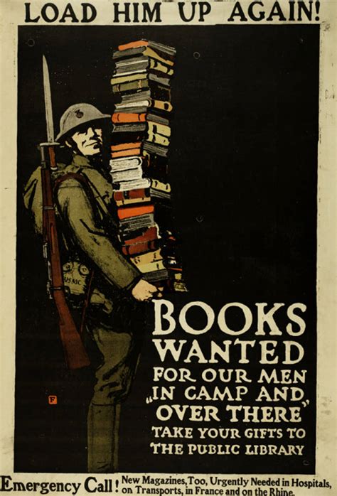 American Library Association Wwi Poster Pritzker Military Museum