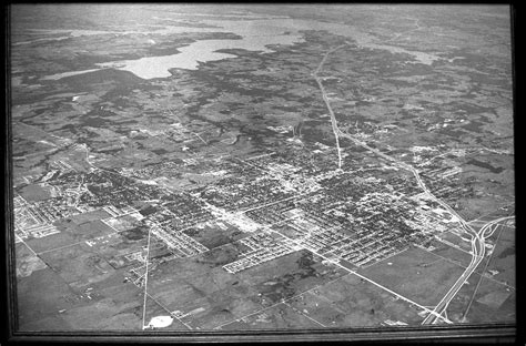 Aerial View Of Denton Texas And Surrounding Area Side 1 Of 1 The