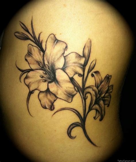 Flowers Ts Black Flower Tattoo For Girls Tattoos Picture 17885 Birth Flower Tattoos