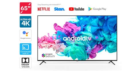 Kogan 65 4k Uhd Hdr Led Smart Tv Android Tv™ Series 9 Xu9210 Led Televisions Smart Tv