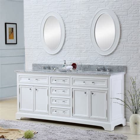 Vind de beste deals bij productshopper. 72 inch Traditional Double Sink Bathroom Vanity Marble ...