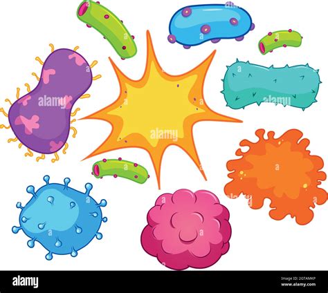 Different Shapes Of Bacteria Stock Vector Image And Art Alamy