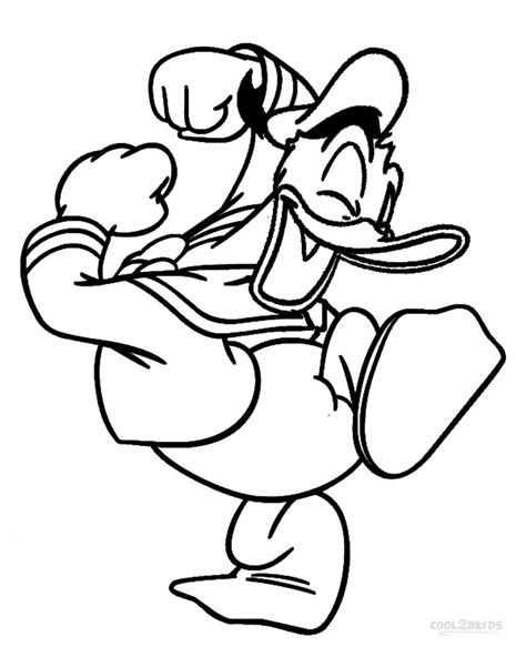 Desenhos de Pato Donald para colorir Páginas para impressão grátis