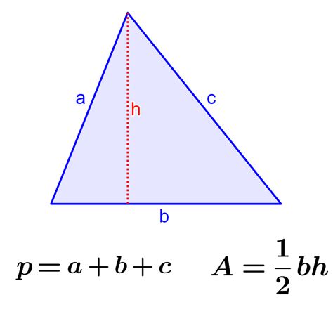 Como Calcular El Perimetro De Un Triangulo