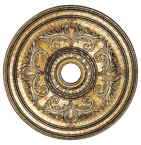 Are you a fan of the look? Livex Lighting Ceiling Medallions Vintage Gold Leaf 8210 ...