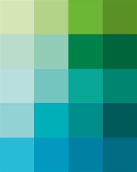 Collection by tracy platt • last updated 7 days ago. Shades Dew Art Print - Pantone Color Blocks of Mint, Green ...