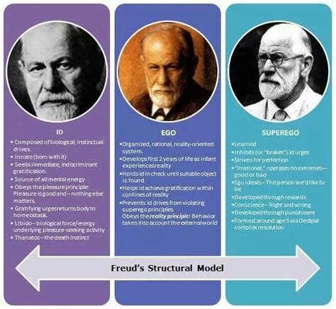 Id Ego Superego Freud Teaching Psychology Psychology Studies