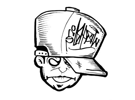 Cartoon Characters Cool Gangster Graffiti Drawings