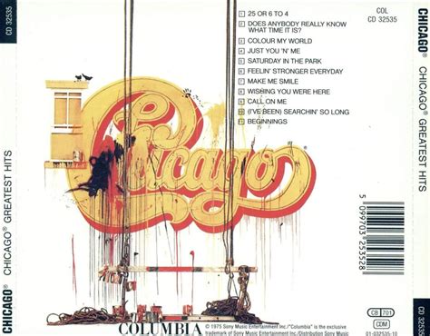 Musicotherapia Chicago Greatest Hits 1975