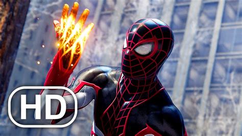 Spider Man Miles Morales Gets New Super Powers Scene Hd Youtube