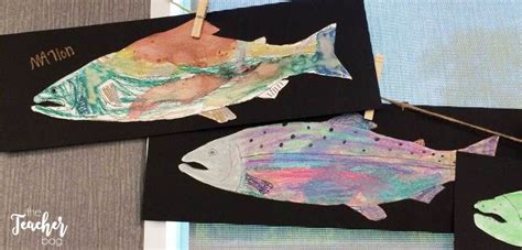 Salmon Resources The Teacher Bag Collaborative Art Projects For