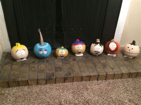 Just Some South Park Pumpkins I Painted Fall Halloween Crafts
