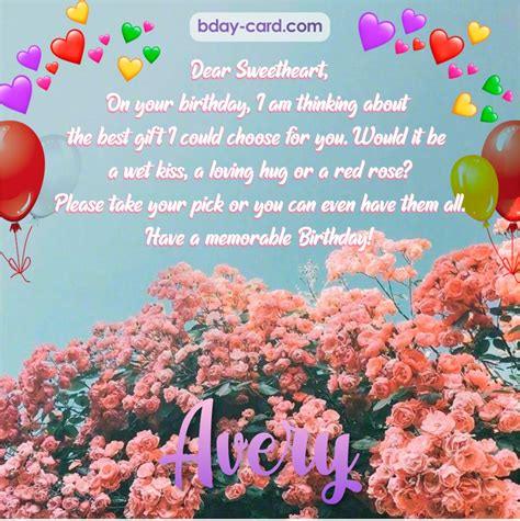 Birthday Images For Avery 💐 — Free Happy Bday Pictures And Photos