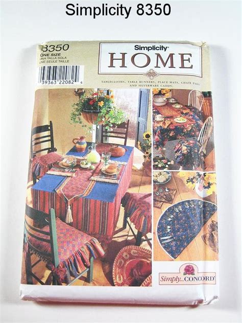 Simplicity Home Decor Pattern 8350 Dining By Thepatternsource