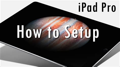 Apple Ipad Pro How To Setup And Walkthrough H2techvideos Youtube