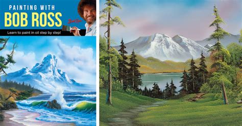 Bob Ross Book Painting With Bob Ross Lets You Paint With The Artist
