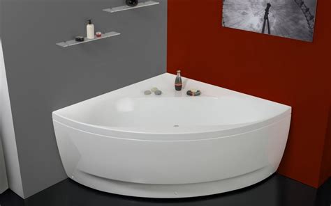 Small bathroom corner bathtubs for small remodeling ideas. Aquatica Olivia-Wht Small Corner Acrylic Bathtub